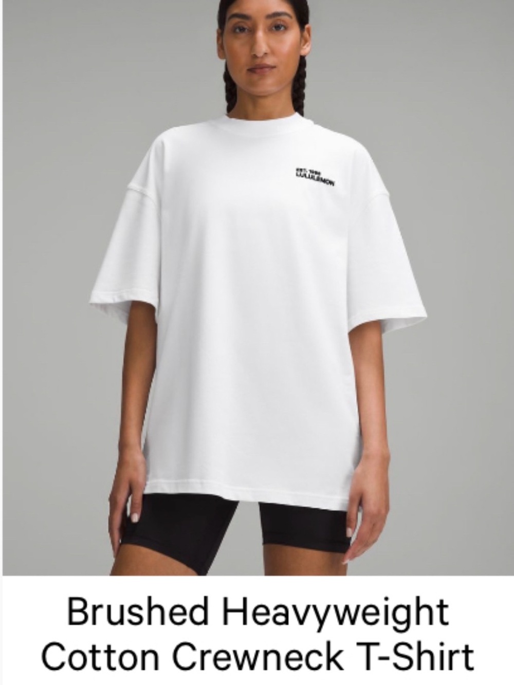 Lululemon Brushed Heavyweight Cotton Crewneck T-shirt